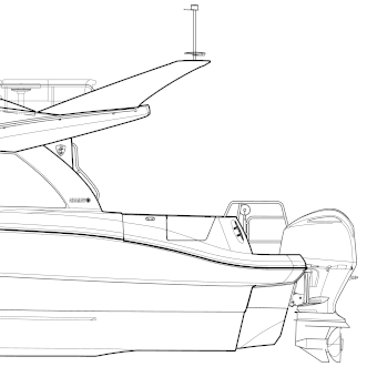 boat outboard illustration