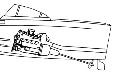 boat shaft drive illustration